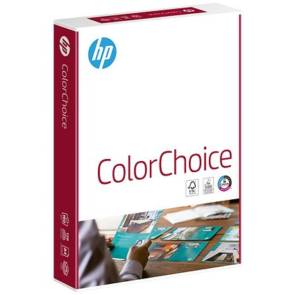 HP A4 Colour Laser Paper, White, 160gsm, 250 Sheets