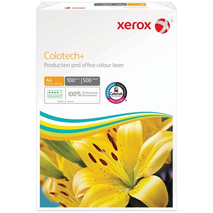 Xerox Colotech+ FSC3 A4 100gsm Paper Ream White (Pack of 500)